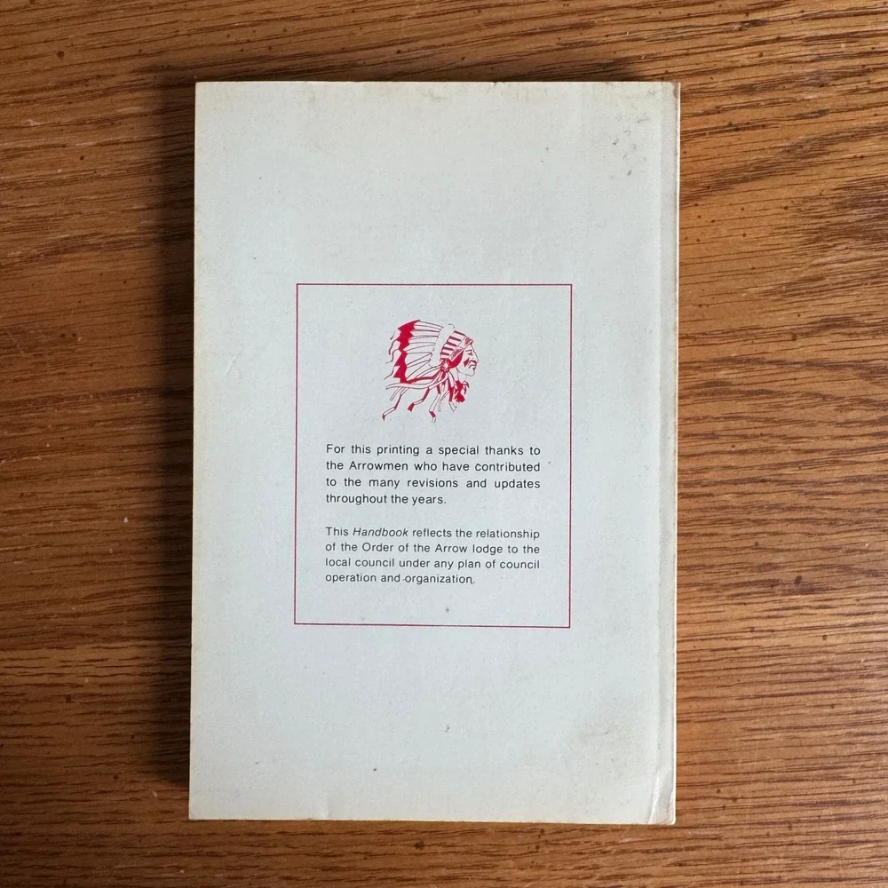 Order of the Arrow Lodge Adviser‎ Handbook Scouting Leadership Guide Book
